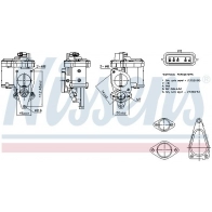 Клапан EGR NISSENS 98272 Suzuki MNK3 80V