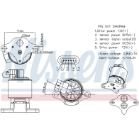 Клапан EGR NISSENS 98361 P0YAIE 6 Opel Vectra (B) 2 Универсал 2.5 i 500 (F35) 194 л.с. 1998 – 2000