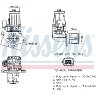 Клапан EGR NISSENS 98377 7QHB M Opel