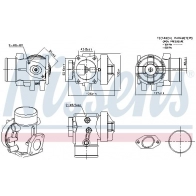 Клапан EGR NISSENS 98445 T 7RCRKK Mercedes A-Class