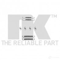 Ремкомплект тормозных колодок NK Lada 2111 (111) 1 Универсал 1.5 76 л.с. 2000 – 2005 7923662 5703858365110 E KXY7
