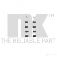 Ремкомплект колодок NK 5OI ER21 5703858367466 7945193 Toyota Hilux (AN10, 20, 30) 7 Пикап 2.5 D 4D (KUN15) 102 л.с. 2005 – 2015