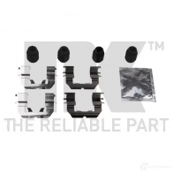 Ремкомплект колодок NK 5703858907167 Hyundai Solaris (RB) 1 2010 – 2017 S3 TQXG 79351859
