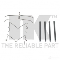 Ремкомплект колодок NK 79451885 5703858907341 Toyota Hilux (AN10, 20, 30) 7 Пикап 3.0 D 4D 4WD (KUN26) 171 л.с. 2005 – 2015 UJ 694L