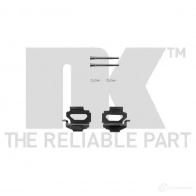 Ремкомплект колодок NK 5703858365257 GNK GM 7925140 Ford Orion