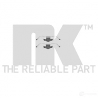 Ремкомплект колодок NK 5703858795603 7936659 Opel Vectra (C) 3 Седан 2.0 DTI 16V (F69) 101 л.с. 2002 – 2006 GWSY WY4