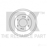 Тормозной суппорт NK 2147360 5703858922511 K KBWL6V 1237503 - Изображение 2