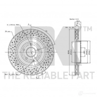Тормозной диск NK 91BZ F2Z 5703858753757 313390 1241904 - Изображение 3