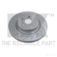Тормозной диск NK W MVM0IY 5703858755850 3145151 Lexus IS (XE20) 2 Седан 5.0 IS F (USE20) 423 л.с. 2007 – 2013