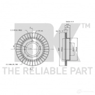 Тормозной диск NK 10VV M 5703858189501 205207 1234680 - Изображение 3
