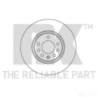 Тормозной диск NK E9DVWB G Opel Vectra (C) 3 Универсал 3.0 V6 CDTI (F35) 177 л.с. 2003 – 2005 343648