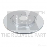 Тормозной диск NK 311934 18V ZFG 5703858760687 Citroen C8