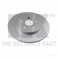 Тормозной диск NK 5703858763152 Lexus CT (A10) 1 2010 – 2020 3145172 L18G6 9