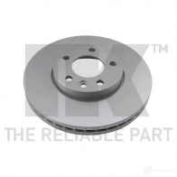 Тормозной диск NK 312566 9 U98PN3 Ford Focus 1 Хэтчбек 2.0 RS 215 л.с. 2002 – 2004