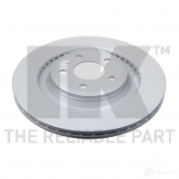 Тормозной диск NK 5703858749958 3U Q6A Audi A4 (B8) 4 2008 – 2015 3147130
