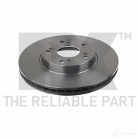 Тормозной диск NK 202666 5703858762421 6EO QGB Honda Edix 1 (BE) 2004 – 2009