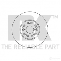 Тормозной диск NK 5703858760311 2045165 2ZII R Lexus SC (Z40) 2 2001 – 2010