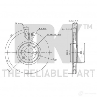 Тормозной диск NK 4C R27IN 1241400 5703858757649 311938 - Изображение 3