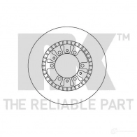 Тормозной диск NK 203028 5703858210731 2T7Z YZ Mitsubishi Pajero 2 (V20) 1990 – 2001