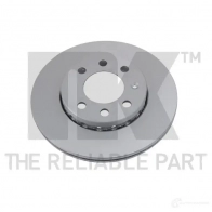 Тормозной диск NK 314776 Audi A2 (8Z) 1 2000 – 2005 J VHK1 5703858764340