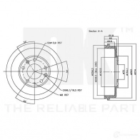 Тормозной барабан NK 253219 5RTH 3D 1437686128 - Изображение 3