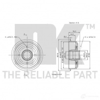 Тормозной барабан NK 252540 FS6 BM 1239538 5703858744168 - Изображение 3
