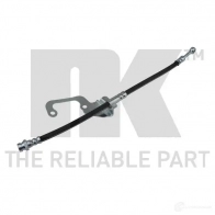 Тормозной шланг NK 5703858677664 853451 9 N2H19 Hyundai Galloper (JK01) 2 Внедорожник 2.5 TD intercooler 99 л.с. 1998 – 2003
