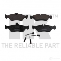 Тормозные колодки дисковые, комплект NK Volkswagen LT (2DB, 2DE, 2DK) 2 Автобус 2.5 SDI 75 л.с. 1996 – 2006 223329 WVA 21592/18.5 905XTN