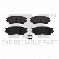 Тормозные колодки дисковые, комплект NK Mazda Xedos 9 21F0U 223236 WVA 21571/16.8