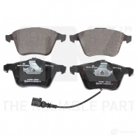 Тормозные колодки дисковые, комплект NK Volkswagen Passat (B6) 4 Универсал 2.0 TDI 140 л.с. 2005 – 2009 O5 S881C 5703858872830 2247110