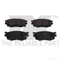 Тормозные колодки дисковые, комплект NK WVA 23777/16,0/17,0 223249 O58I3 Mazda Premacy (CP) 1 Минивэн 2.0 TD 101 л.с. 2000 – 2005