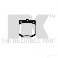 Тормозные колодки дисковые, комплект NK 229913 1239250 A6RGF3B WVA 20251/14.2