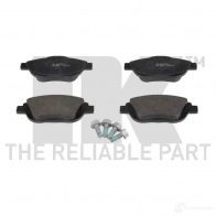 Тормозные колодки дисковые, комплект NK 0PA ZXPV 221971 5703858878160 Citroen C3 2 (SC, PF1) Хэтчбек 1.2 VTi 82 82 л.с. 2012 – 2025