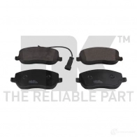 Тормозные колодки дисковые, комплект NK WVA 24294/19,2 222378 NUOZO40 Fiat Croma (194) 2 Универсал 1.9 D Multijet (194AxC1B. 194AxC12) 150 л.с. 2005 – 2011
