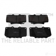 Тормозные колодки дисковые, комплект NK WVA 21775/15 224539 Lexus LX (J80) 1 1995 – 1997 0V8RILS