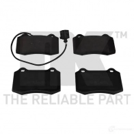 Тормозные колодки дисковые, комплект NK Seat Leon (1M) 1 1998 – 2005 WVA 24143 3MAWPAY 224792