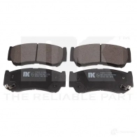 Тормозные колодки дисковые, комплект NK 5703858809331 Hyundai Santa Fe (CM) 2 Кроссовер 2.7 4x4 170 л.с. 2006 – 2012 223428 QBT 1S45