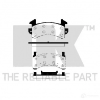 Тормозные колодки дисковые, комплект NK 5703858581374 229201 GE7U 5S Chevrolet Blazer 2 (S10) Кроссовер 5д 4.3 AWD 193 л.с. 1994 – 2005