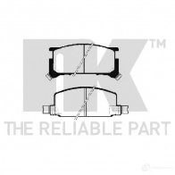 Тормозные колодки дисковые, комплект NK 224404 SXB86D WVA 20767/15 1238843