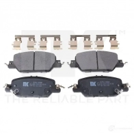 Тормозные колодки дисковые, комплект NK 222654 1438032112 2 SEY6