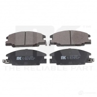 Тормозные колодки дисковые, комплект NK 2QLJC WVA 21543/16.5 1237918 221405