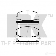 Тормозные колодки дисковые, комплект NK 224524 TFGMU7 1238884 WVA 21250/16