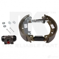 Тормозные колодки NK 5L2T UAS Renault Megane (EA) 1 Кабриолет 1.6 16V (EA04. EA0B. EA11. EA1J) 107 л.с. 1999 – 2003 443958101 5703858752125
