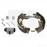 Тормозные колодки NK 5703858758578 442567301 19XJCW Z Ford Fiesta 4 (DX, JA, JB) Хэтчбек 1.8 DI 75 л.с. 2000 – 2002