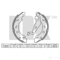 Тормозные колодки NK L4RZ B 1240156 2733863 5703858769413 - Изображение 2