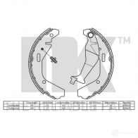 Тормозные колодки NK 2736752 WKI SD 5703858746285 1240229 - Изображение 2