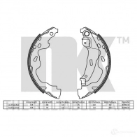 Барабанные колодки NK 5703858730116 2745705 1240351 LRCKMB 5 - Изображение 2