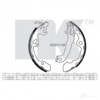 Тормозные колодки NK 1240046 ADN QY 2725632 5703858186968 - Изображение 2