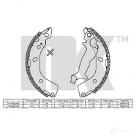 Тормозные колодки NK 5703858751463 1240170 2734737 2V8V I - Изображение 2