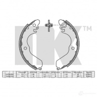 Тормозные колодки NK V 3CDP 2730533 5703858165048 1240095 - Изображение 2